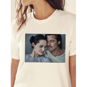 Tricou Brad Pitt și Angelina Jolie